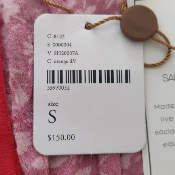 NWT Free People Stella red jumpsuit by Saint Helena size S - Picture 7 of 7